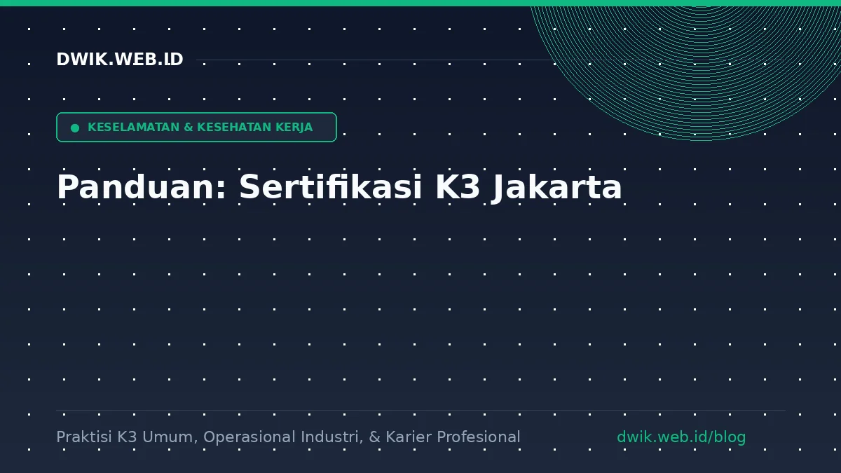 PJK3 Jakarta: Cek SKP Resmi Sebelum Bayar