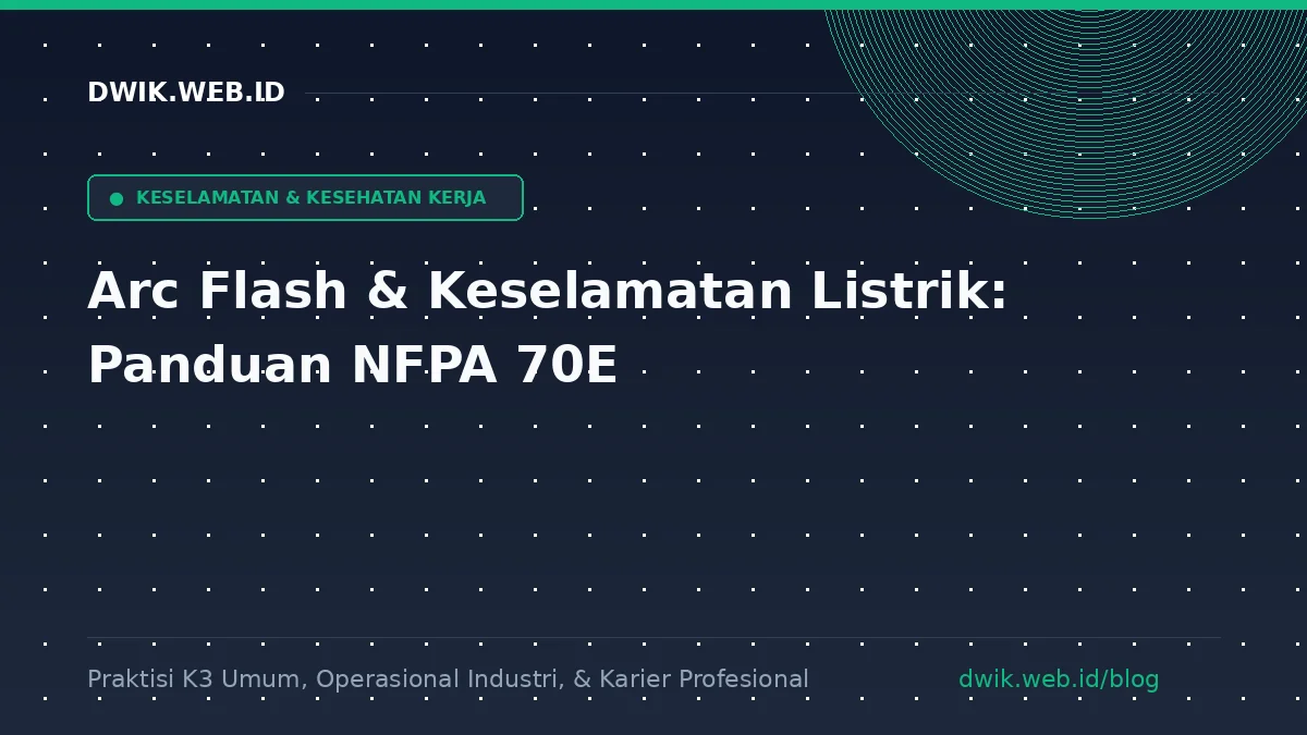 Arc Flash & Keselamatan Listrik: Panduan NFPA 70E