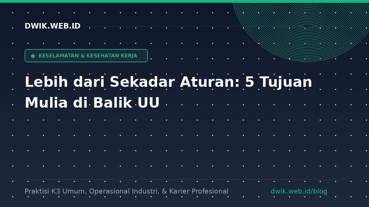 Lebih dari Sekadar Aturan: 5 Tujuan Mulia di Balik UU